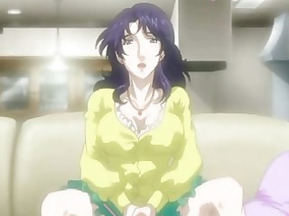 anime milf tasting a teenage cock and acquires